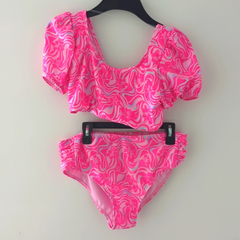 Girls two piece bathing suit